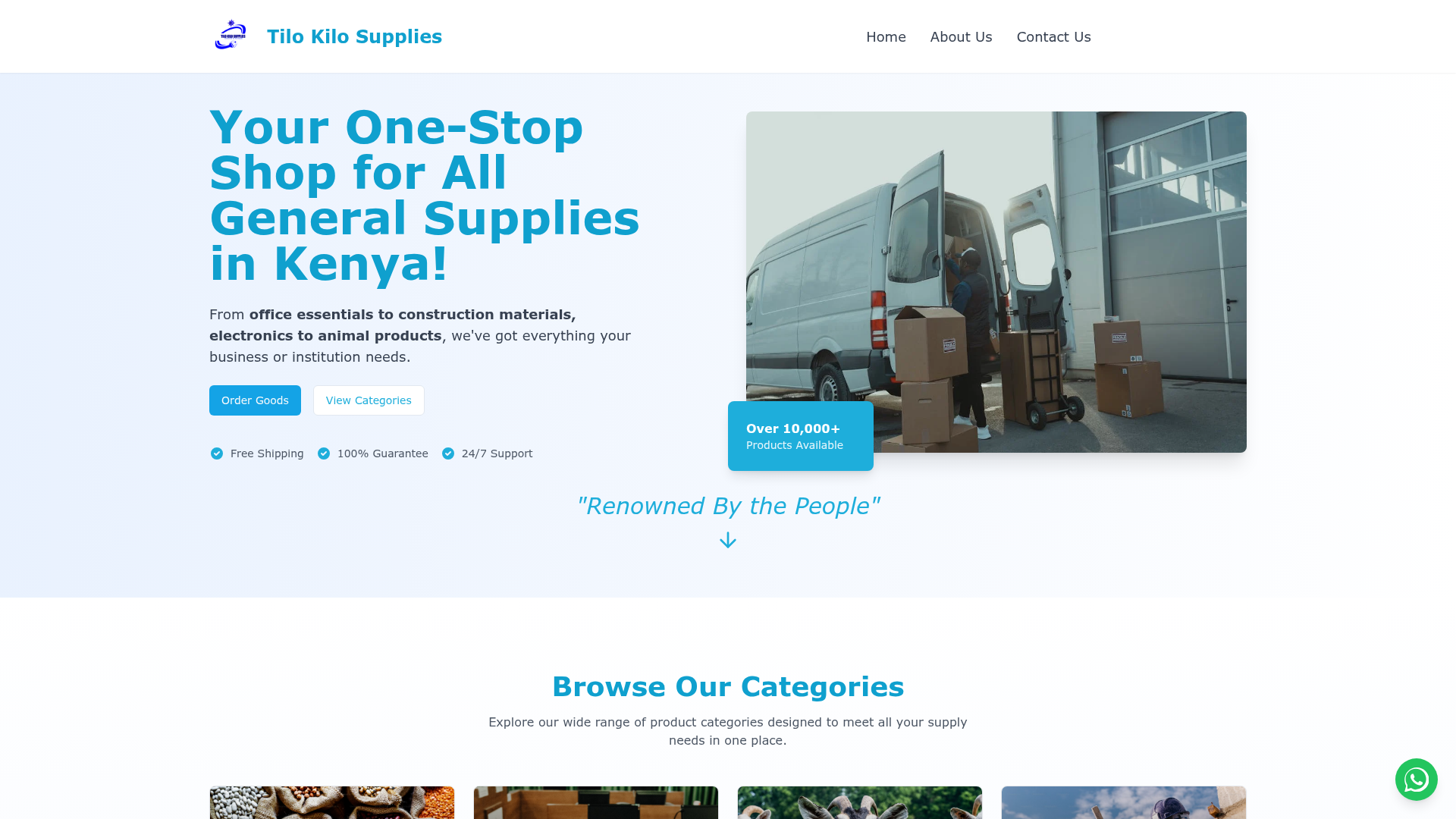 Tilo Kilo Supplies — E-Commerce / Supplies